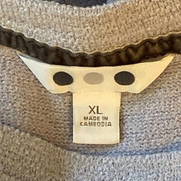 Three Dots Long Sleeve Drawstring Shimmery Loungewear Sweatshirt Top XL - Picture 6 of 8